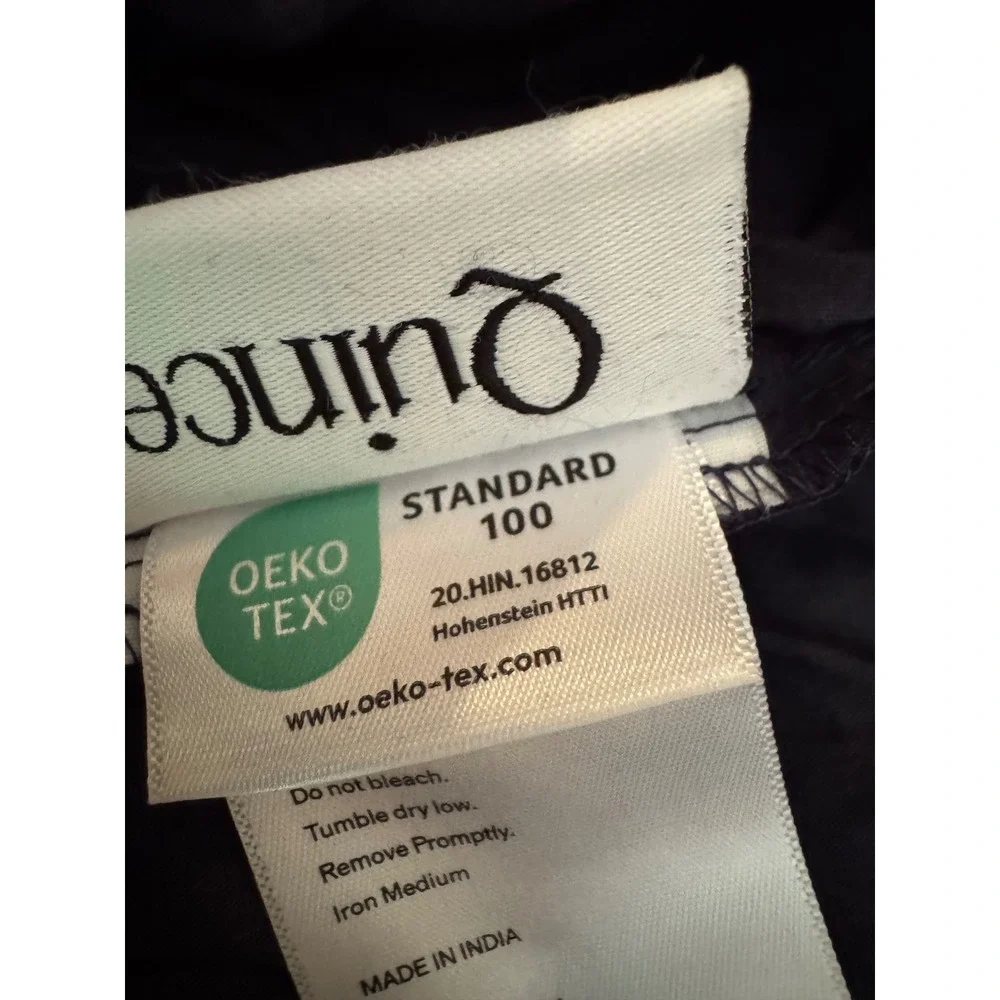 Quince Organic Crisp Percale King Sheet Set + Extra King Sham!